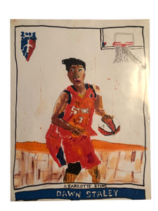Dawn Staley 1of1 HESI card